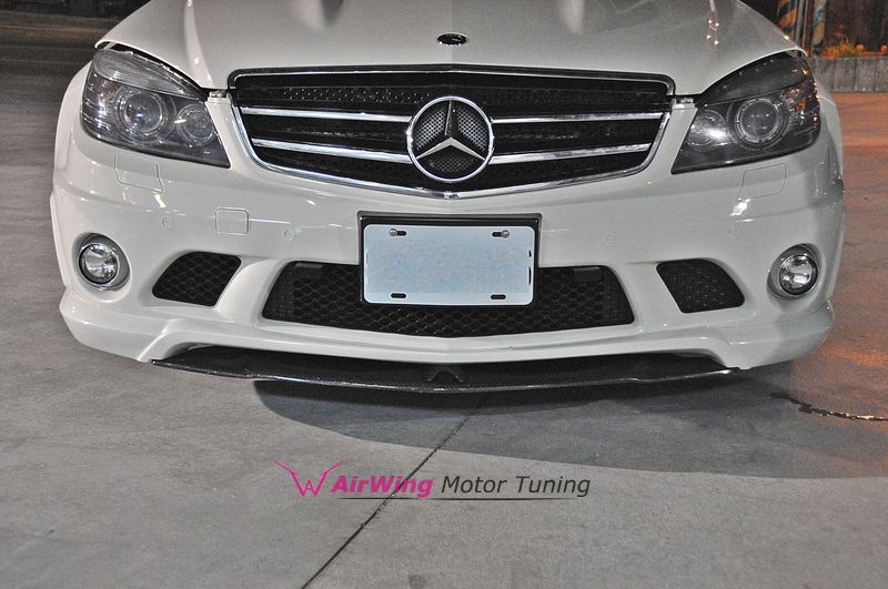 W204 C63 AMG –  CARLSSON style Carbon Front Lip Spoiler 2